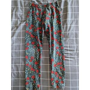 Hanna Andersson Christmas poinsettia leggings